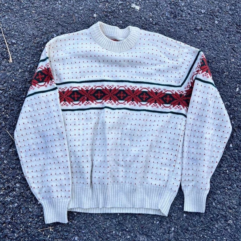 1990s Nordic Knit Men's Sweater size L